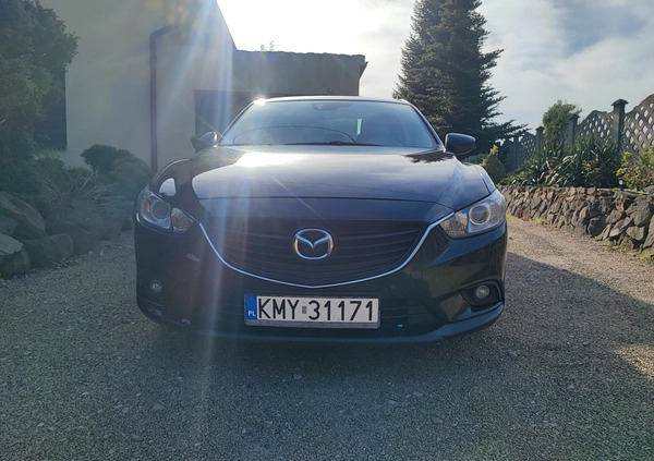 Mazda 6 cena 43000 przebieg: 254330, rok produkcji 2014 z Toszek małe 781